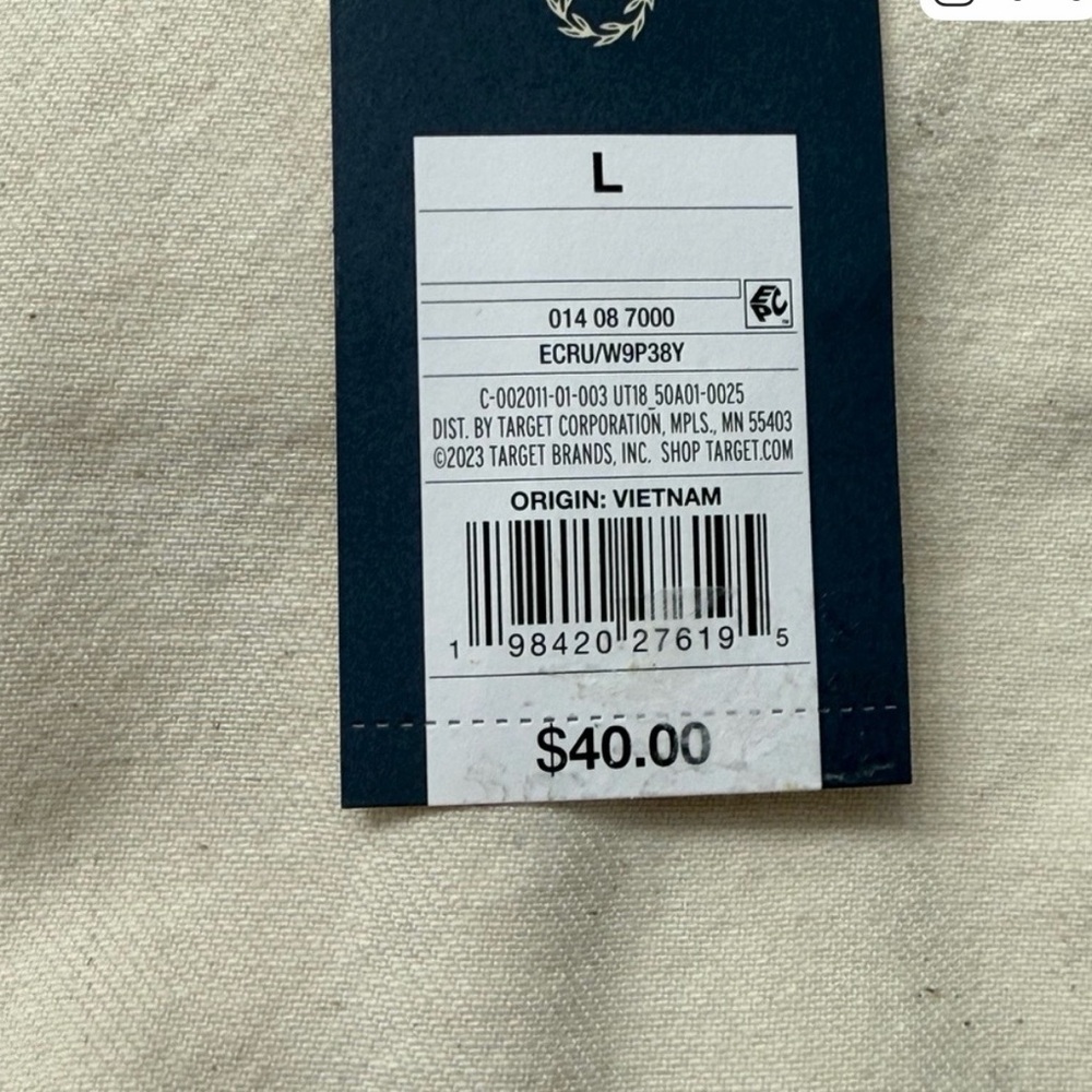 NWT Universal Thread Off-White Double-Breasted Tr… - image 9